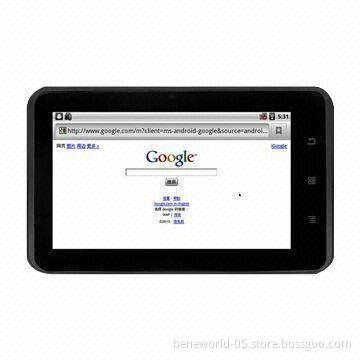 7 Inches Tablet PC, Boxchip A13 CPU, Capacitive Touch Panel